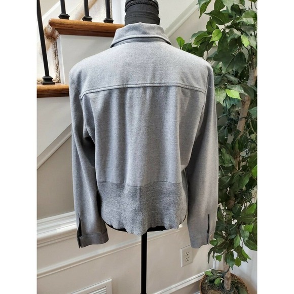 Liz Claiborne Women's Gray Polyester Collared Long Sleeve Casual Jacket 12 - Picture 7 of 12